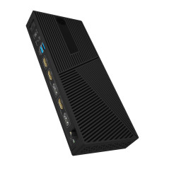 ICY BOX Station d'accueil USB-C (13-en-1) avec 3X HDMI & 2X DP (5K 30Hz | 4K 60Hz), Docking Station USB-C pour Ordinateur Portab