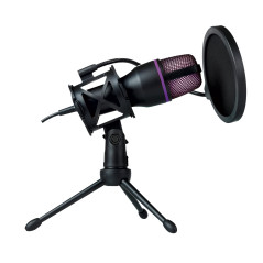Onlan - MC-30 Microphone de Streaming - USB – Réduction de Bruit – Support Antichoc – Filtre Anti-Pop – Trépied Réglable - Strea