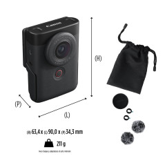 Canon PowerShot V10 Vlogging Kit – Conçu pour Les Vloggers, cet Appareil Photo vlogging 4K Tout-en-Un Qui se Glisse Facilement d