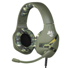 Konix Mythics Casque Gaming Filaire Nemesis PS4, PS5, Switch et Xbox - Microphone - Câble 1,5 m - Prise Jack 3,5 mm - Motif Camo