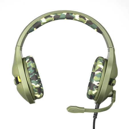 Konix Mythics Casque Gaming Filaire Nemesis PS4, PS5, Switch et Xbox - Microphone - Câble 1,5 m - Prise Jack 3,5 mm - Motif Camo