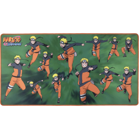 Konix Naruto Shippuden Tapis de Souris Gaming XXL 90 x 46 cm - Surface Microfibre antidérapante - Caoutchouc - Motif Multi Clona