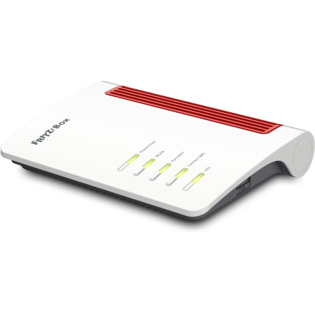 AVM Fritz!Box 5530 Fiber Edition XGS-PON Modem Routeur Fibre Optique et Mesh Master avec Wi-FI 6 jusqu'à 2400 Mbit/s (5 GHz) + 6