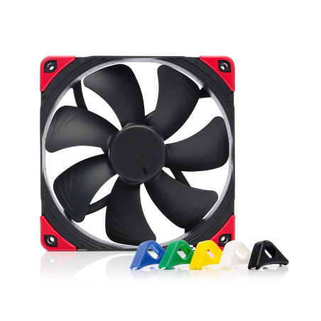 Noctua NF-A14 PWM chromax.black.swap, Ventilateur Silencieux Haut de Gamme, 4 Broches (140 mm, Noir)