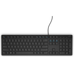 DELL KB216 clavier USB AZERTY Belge Noir - Claviers (Standard, Avec fil, USB, Clavier à membrane, AZERTY, Noir)