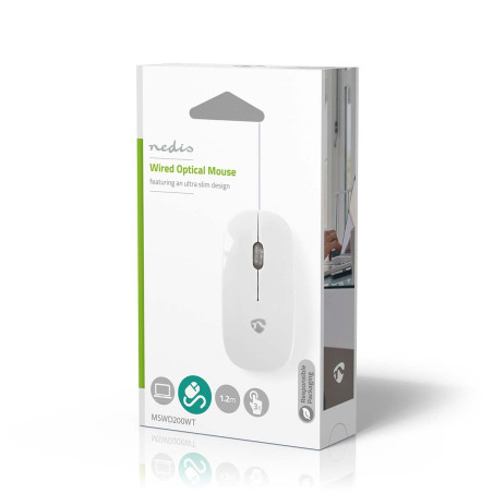 NEDIS MSWD200 Molette de défilement pour PC/Mac 2 Voies