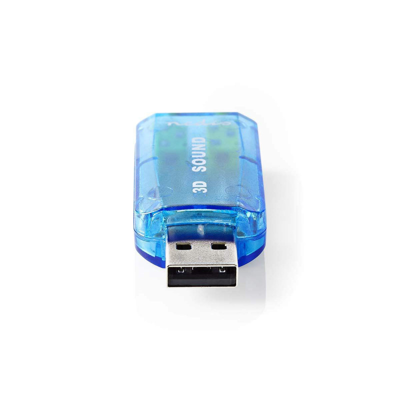 Nedis USCR10051BU carte sons 5.1 canaux USB - Cartes sons (5.1 canaux, USB, 1 pièce(s)) Nedis USCR10051BU carte sons 5.1 canaux USB - Cartes sons (5.1 canaux, USB, 1 pièce(s))