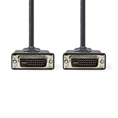Nedis Câble DVI DVI-I mâle 24 + 5 Broches - DVI-I mâle de