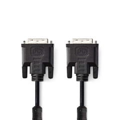Nedis Câble DVI DVI-I mâle 24 + 5 Broches - DVI-I mâle de