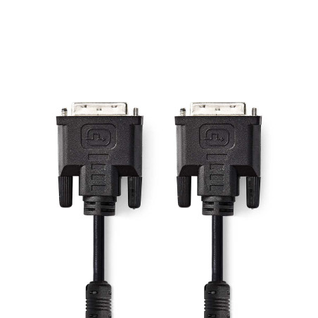 Nedis Câble DVI DVI-I mâle 24 + 5 Broches - DVI-I mâle de