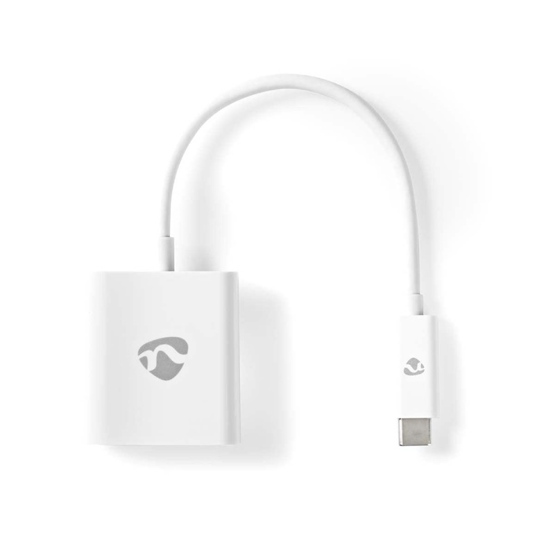 Adaptateur USB - USB 3.2 Gen 1 - Connecteur USB-CT - Sortie HDMI - 0,20 m - Rond - Nickelé - PVC - Blanc - Boîte Adaptateur USB - USB 3.2 Gen 1 - Connecteur USB-CT - Sortie HDMI - 0,20 m - Rond - Nickelé - PVC - Blanc - Boîte