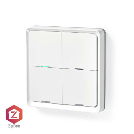 Nedis ZBWS40WT Smartlife Interrupteur Mural WiFi Blanc