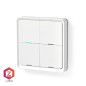 Nedis ZBWS40WT Smartlife Interrupteur Mural WiFi Blanc Nedis ZBWS40WT Smartlife Interrupteur Mural WiFi Blanc