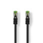 Nedis CCGP85420BK100 Câble Cat 7 | PiMF | Fiche RJ45 | Fiche RJ45 | 100 m | Rond | LSZH | Noir | Sac en plastique Nedis CCGP85420BK100 Câble Cat 7 | PiMF | Fiche RJ45 | Fiche RJ45 | 100 m | Rond | LSZH | Noir | Sac en plastique