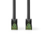 Nedis CCGP85420BK100 Câble Cat 7 | PiMF | Fiche RJ45 | Fiche RJ45 | 100 m | Rond | LSZH | Noir | Sac en plastique Nedis CCGP85420BK100 Câble Cat 7 | PiMF | Fiche RJ45 | Fiche RJ45 | 100 m | Rond | LSZH | Noir | Sac en plastique