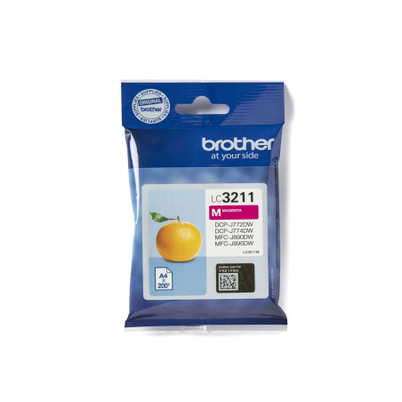 Brother LC-3211M Cartouche d'encre Original Rendement Standard Magenta