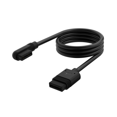 Corsair iCUE LINK Mince Câble - 600mm Droit/Mince 90° - Noir