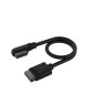 Corsair iCUE LINK Mince Câbles - 200mm Droit/Mince 90° - Noir Corsair iCUE LINK Mince Câbles - 200mm Droit/Mince 90° - Noir