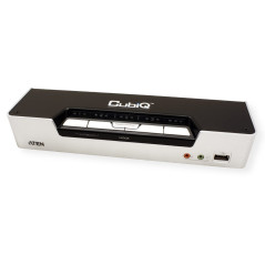 Aten CS1794 commutateur écran, Clavier et Souris Argent
