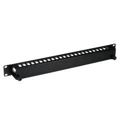 EFB Panneau de gestion de câbles 1U 19" avec couvercle, RAL9005