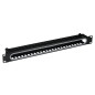 EFB Panneau de gestion de câbles 1U 19" avec couvercle, RAL9005 EFB Panneau de gestion de câbles 1U 19" avec couvercle, RAL9005