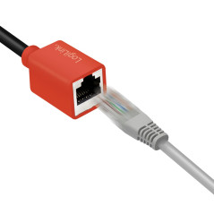 LogiLink NP0079N - CAT.6A Class EA Adaptateur de protection pour connecteur RJ45 20 cm