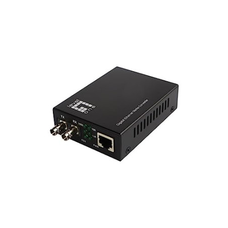 LevelOne GVT-2003 Convertisseur multim?dia Gigabit Ethernet RJ45 vers ST Fibre monomode 1310 nm 20 km