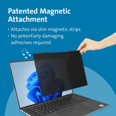 Kensington filtre de confidentialité magnétique MagPro pour écran 16'' (16:10), anti-reflets, anti lumière bleue, compatible ave