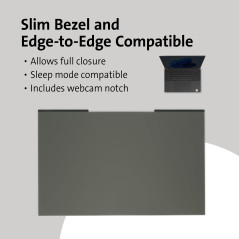 Kensington filtre de confidentialité magnétique MagPro pour écran 16'' (16:10), anti-reflets, anti lumière bleue, compatible ave