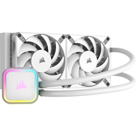 CORSAIR H100i RGB Elite Refroidisseur Liquide pour CPU - 240mm AIO - Ventilateurs AF120 Elite PWM - Intel® LGA 1700, 1200, 2066,