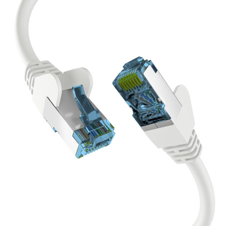 EFB-Elektronik - Câble réseau CAT. 7 jusqu'à 10 Gbit - Câble LAN de 5 m - Câble Ethernet avec protection jack/anti-torsion - Con