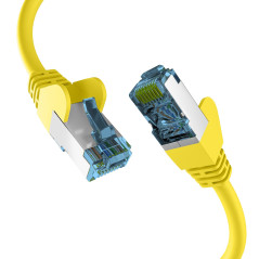 EFB-Elektronik Câble patch RJ45 avec câble CAT7 Jaune 25 m