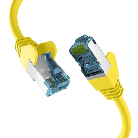 EFB-Elektronik Câble patch RJ45 avec câble CAT7 Jaune 25 m