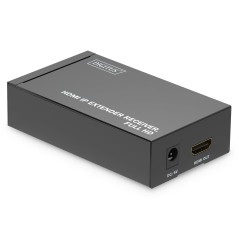 DIGITUS DS-55518 Extender HDMI/HDMI Splitter - Full HD 1080p 60 Hz - 120 m via câble LAN/Illimité via Ethernet (compatible IP) -