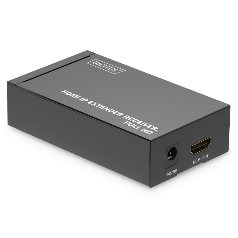 DIGITUS DS-55518 Extender HDMI/HDMI Splitter - Full HD 1080p 60 Hz - 120 m via câble LAN/Illimité via Ethernet (compatible IP) - DIGITUS DS-55518 Extender HDMI/HDMI Splitter - Full HD 1080p 60 Hz - 120 m via câble LAN/Illimité via Ethernet (compatible IP) -