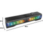 LogiLink Barre de Son Mobile avec lumière de fête, système de Son de Jeu 2 en 1, Connexion Via Bluetooth V5.0 ou Jack stéréo 3,5 LogiLink Barre de Son Mobile avec lumière de fête, système de Son de Jeu 2 en 1, Connexion Via Bluetooth V5.0 ou Jack stéréo 3,5