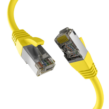 EFB-Elektronik - Câble réseau CAT. 8 jusqu'à 40 Gbit - Câble Ethernet de 3 m avec protection anti-torsion - Transmission PoE des