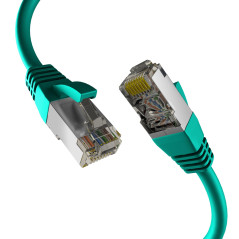 EFB-Elektronik - Câble réseau CAT. 8 jusqu'à 40 Gbit - Câble Ethernet de 10 m avec protection anti-torsion - Transmission PoE de