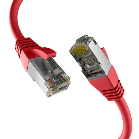 EFB-Elektronik - Câble réseau CAT. 8 jusqu'à 40 Gbit - Câble Ethernet de 20 m avec protection anti-torsion - Transmission PoE de