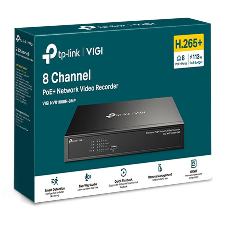 Rejestrator VIGI NVR1008H-8 MP 8 kanaÅ‚ów