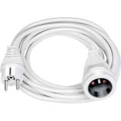 Brennenstuhl 1168434 Alimentation Rallonge Blanc 3.00 m