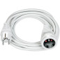 Brennenstuhl 1168434 Alimentation Rallonge Blanc 3.00 m