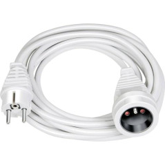 Brennenstuhl 1168434 Alimentation Rallonge Blanc 3.00 m