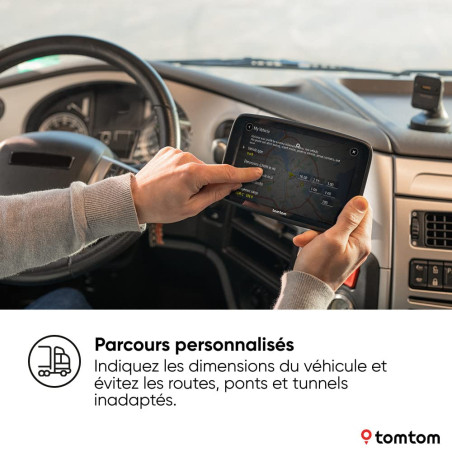 TomTom GPS GO Expert 7 Plus pour Poids Lourd (écran 7 Pouces, Planification de Parcours et Points d'intérêt pour Grands véhicule