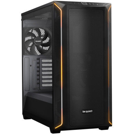 be quiet! Shadow Base 800 DX Black boîtier PC, éclairage ARGB, contrôleur ARGB Inclus, optimisé pour Le Flux d’air, 3 Ventilateu
