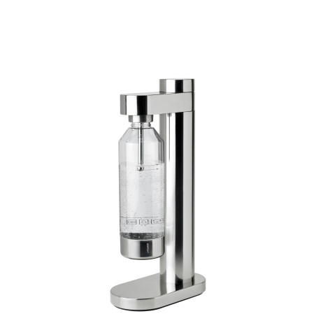 Stelton Brus, gazéificateur d'eau avec bouteille, gazéificateur premium pour eau avec CO2 - force de pétillance réglable - desig