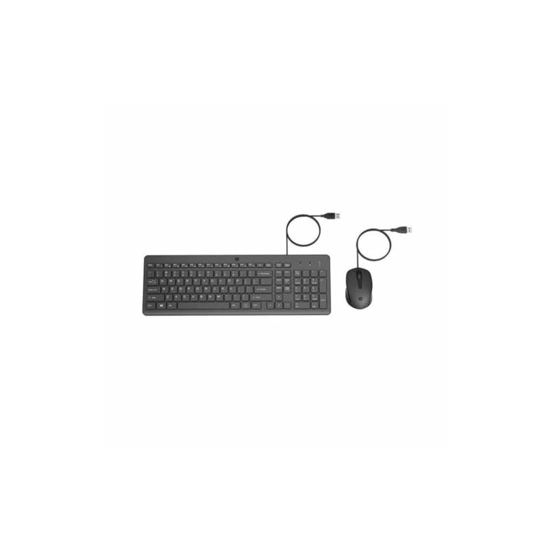 HP 150 Wired Mouse/KB Combo FR Clavier Souris Incluse USB Noir HP 150 Wired Mouse/KB Combo FR Clavier Souris Incluse USB Noir