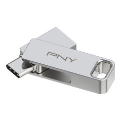 PNY 256GB Duo Link USB 3.2 Type-C Dual Flash Drive pour Les appareils Android et Les Ordinateurs - Stockage Mobile Externe pour 