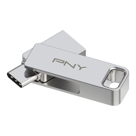 PNY 256GB Duo Link USB 3.2 Type-C Dual Flash Drive pour Les appareils Android et Les Ordinateurs - Stockage Mobile Externe pour 