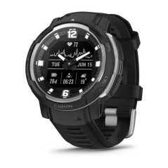 Garmin Instinct Crossover - Montre GPS connectée Hybride et Robuste – Noire – Boîtier 45 mm